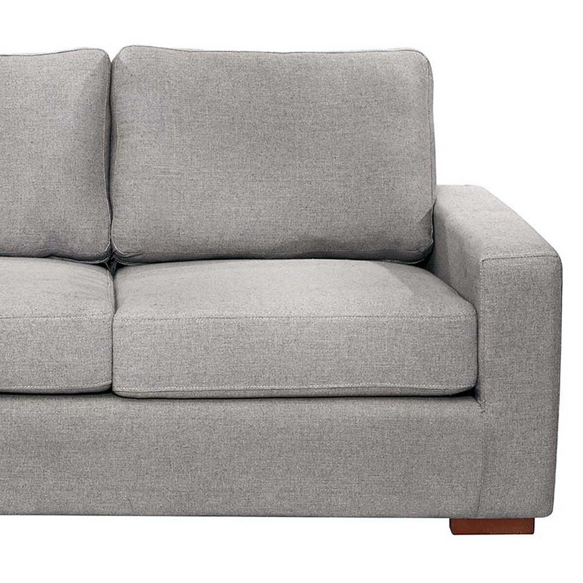 Sofá Seccional Izquierdo Latam Home Livorno 3 Cuerpos Gris Claro