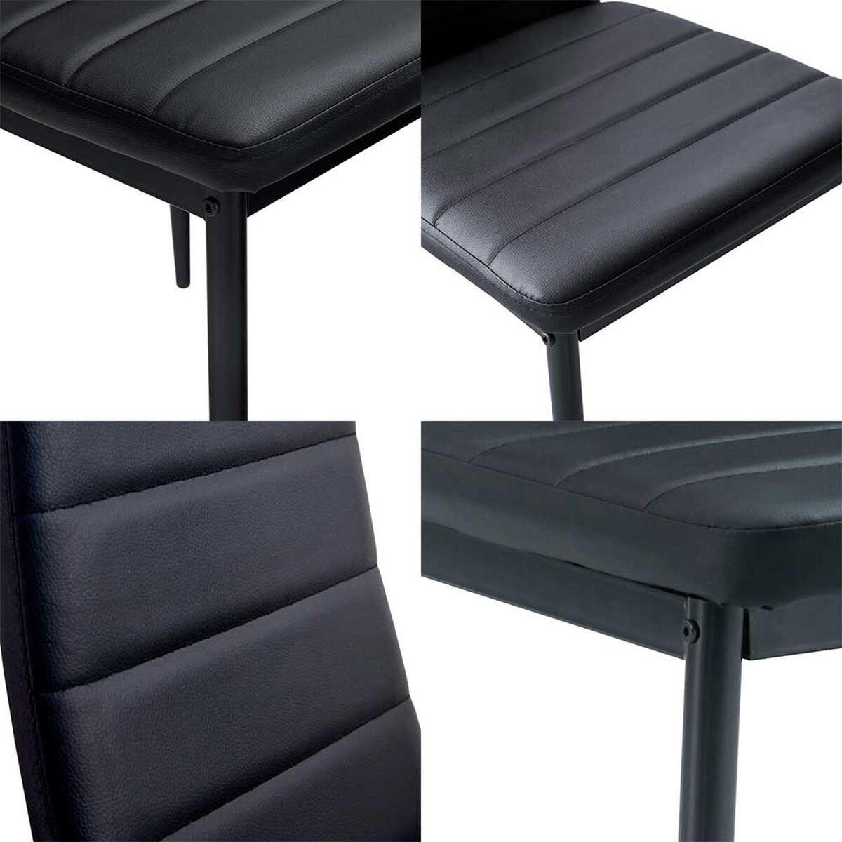 Pack de 6 Sillas Novahus Boston II Negro
