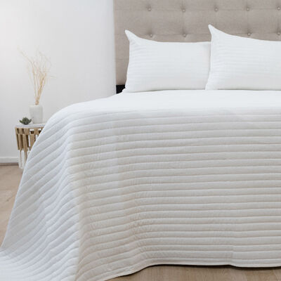 Quilt Doral 2,5 Plazas Lumi Marne Blanco