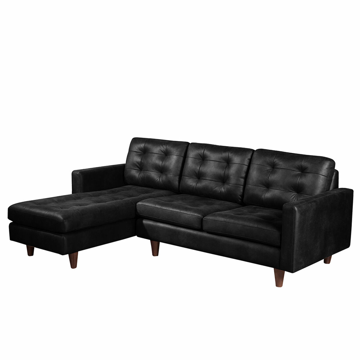 Sof&aacute; Cuero Latam Home N&aacute;poles Chaise Longue 2 Cuerpos Izquierdo