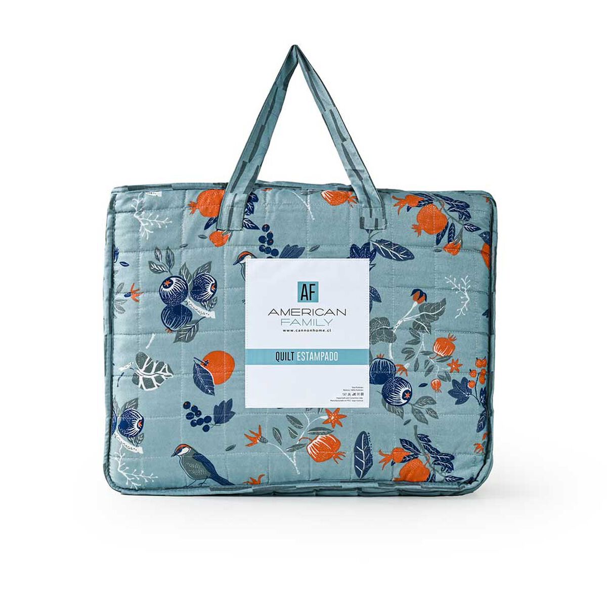 Quilt American Family 1.5 Plazas Citrus