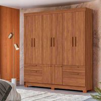 Clóset Onessta Curitiba 8 Puertas 4 Cajones Jatoba