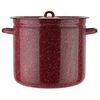 Bater&iacute;a de Cocina Acero Vitrificado Fantuzzi Fundo Rojo 5 Piezas