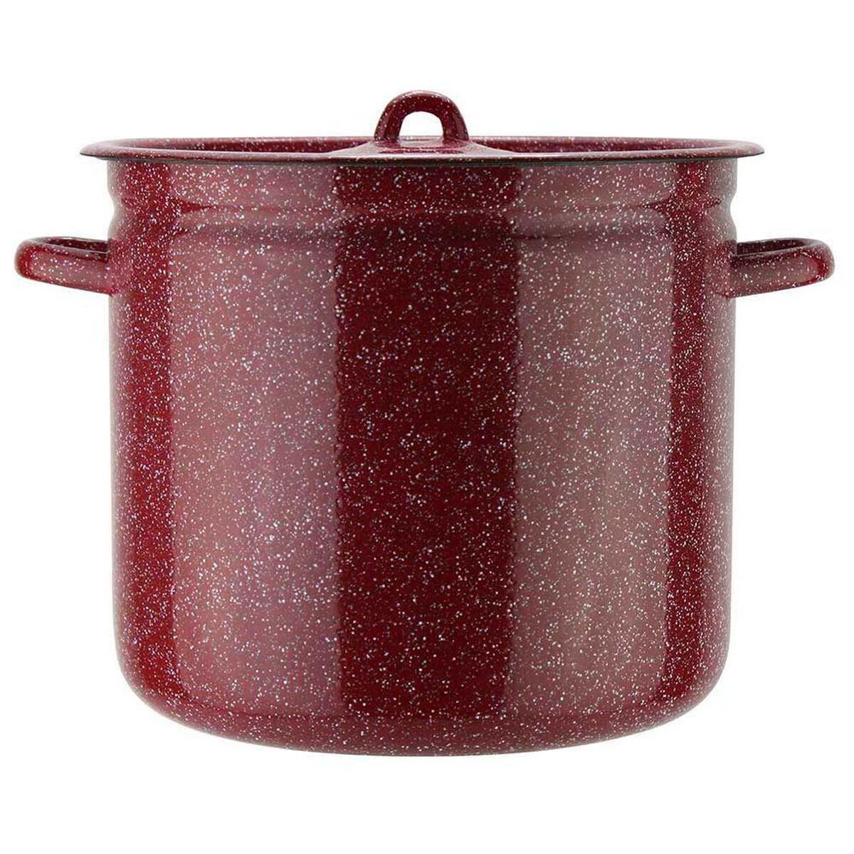 Bater&iacute;a de Cocina Acero Vitrificado Fantuzzi Fundo Rojo 5 Piezas