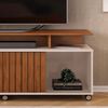 Rack TV Altavision Tomy Frow 60" Café y Blanco