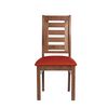 Juego de Comedor Latam Home Sevilla Murcia 2 Sillas + 2 Bancas PU Rojo