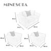 Juego de Living Elegant Detail Minesota Sofá 2 Cuerpos + Dos Sillones 1 Cuerpo Azul