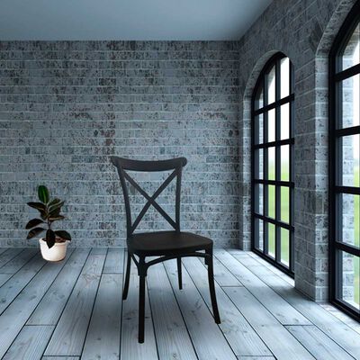 Imagen 2 del producto Pack 4 Sillas Idetex Stack Negro