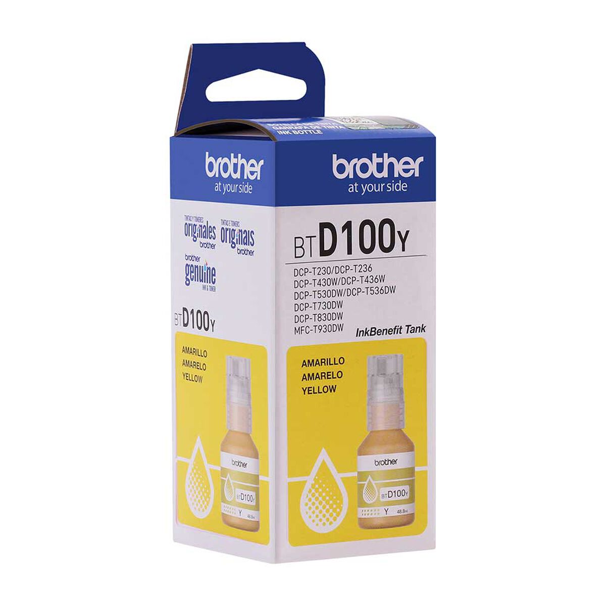 Tinta Brother BTD100Y Amarillo