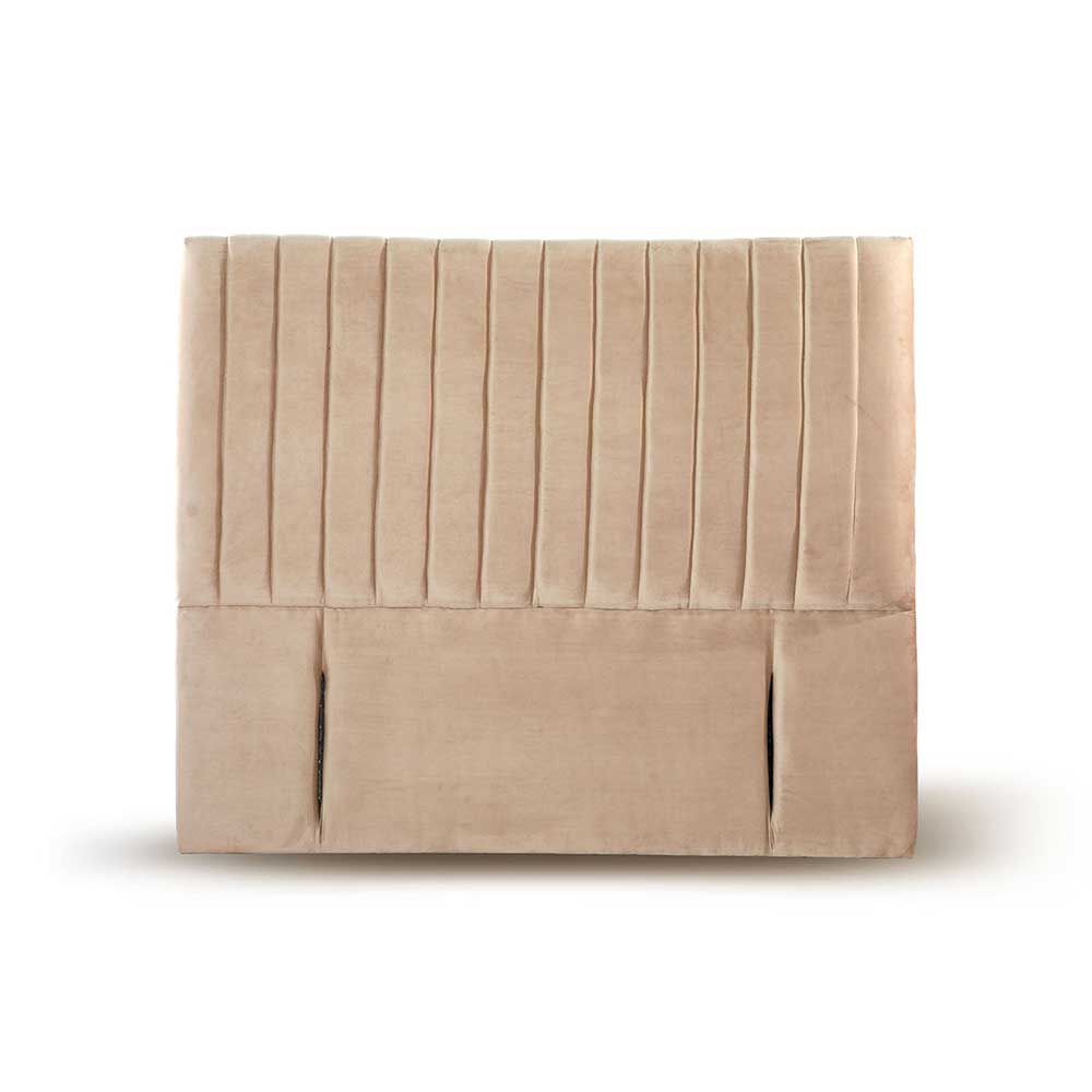 Respaldo Latam Home King Sorrento Tela Velvet Beige