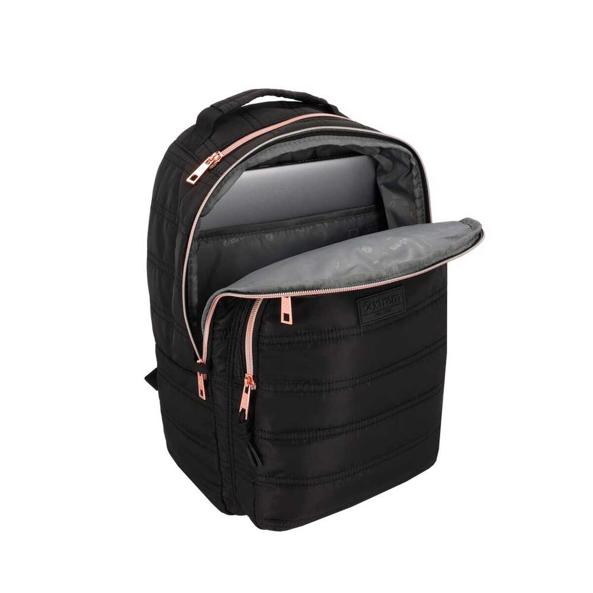 Mochila Notebook Xtrem Vermont 6XT Negro/Rose Gold 15"