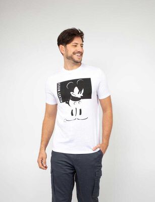 Imagen 1 del producto Polera Dibujos Animados Manga Corta Hombre Zibel Blanco, Color-1, Gris, Negro, Oliva