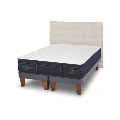 Imagen 2 del producto Cama Europea CIC Base Dividida 2 Plazas Grand Premium + Respaldo Ebro