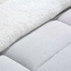 Plum&oacute;n Rosen 1,5 Plazas Sherpa Liso Gris