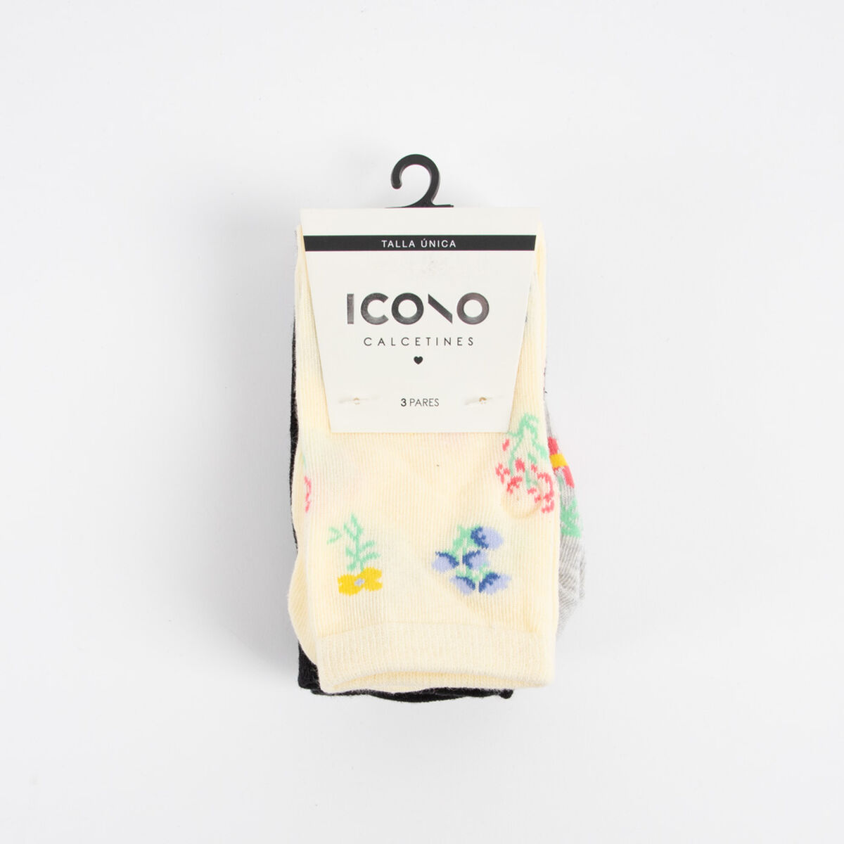 Pack 3 Calcetines Largo Mujer Icono