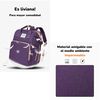 Mochila Maternal 3 en 1 con Cunita Lubabycas Gris