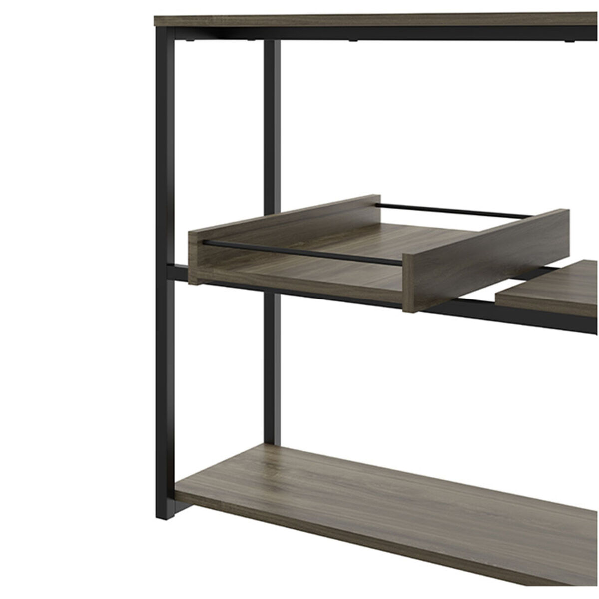 Estante Bajo Vekkahome Nilton Negro