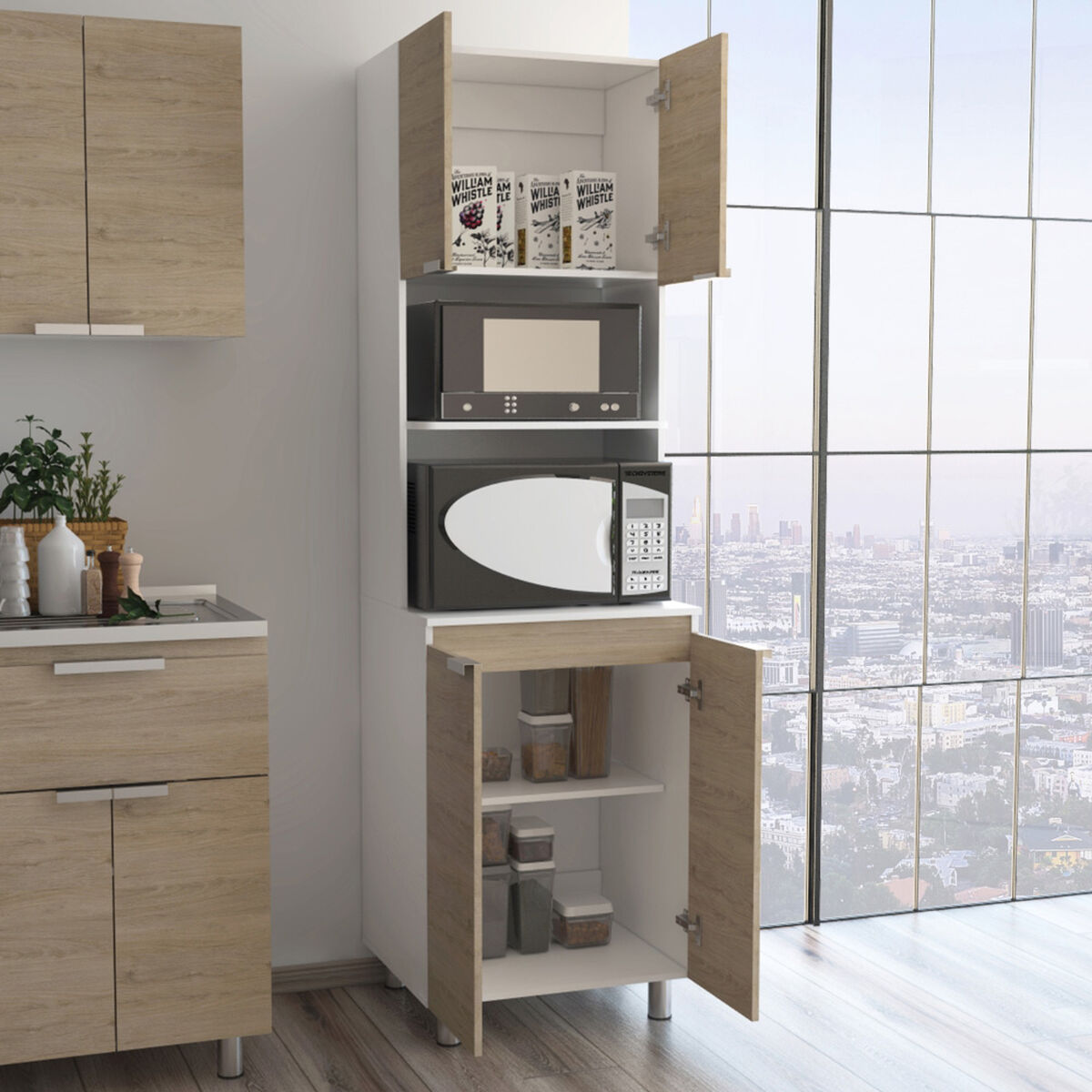 Mueble de Cocina Microondas TuHome Fendi