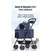Coche para Mascota Lubabycas Paws Negro