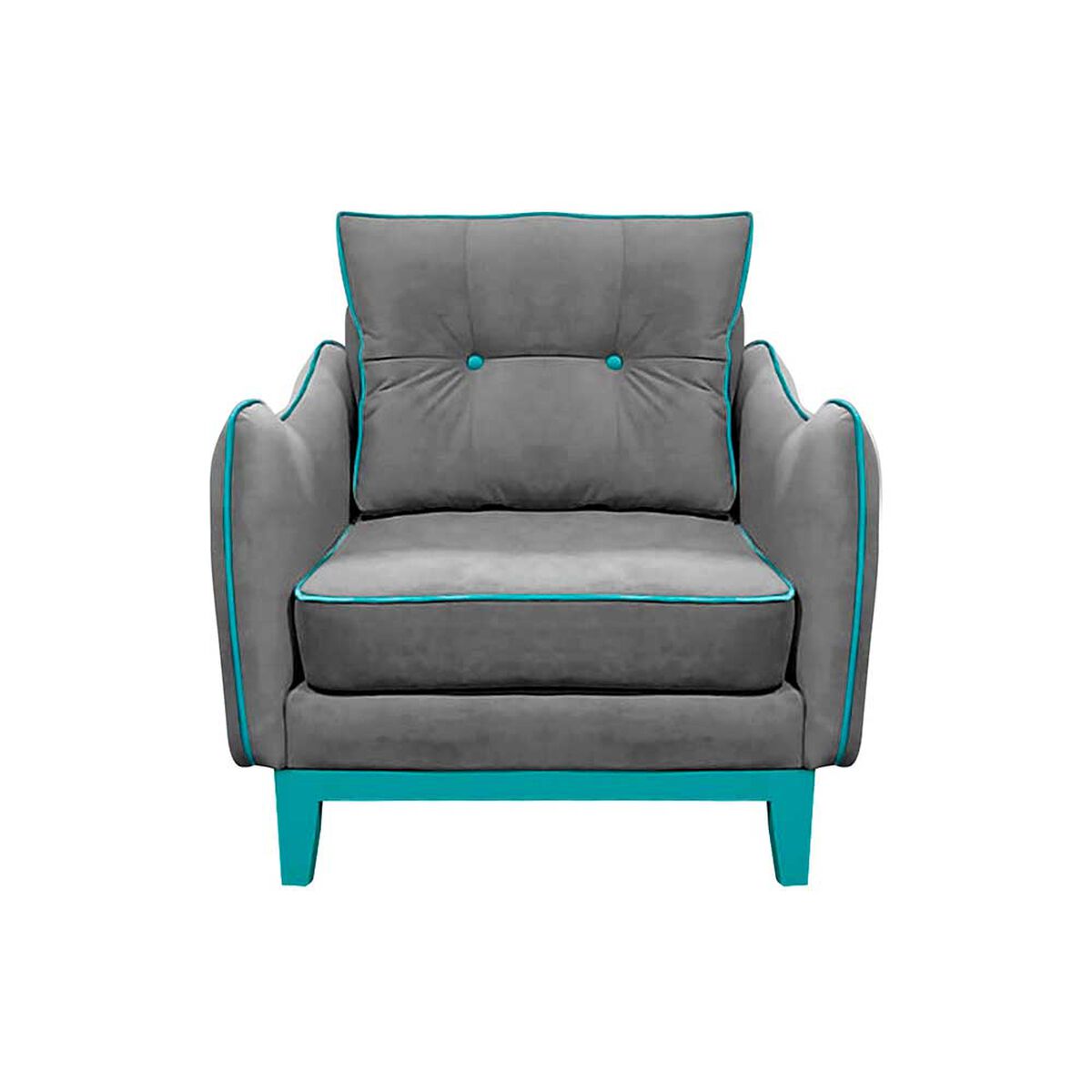 Sillón Living Factory Vintage Gris