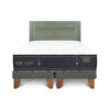 Cama Europea CIC Base Dividida 2 Plazas Grand Premium + Respaldo Milan Olivo