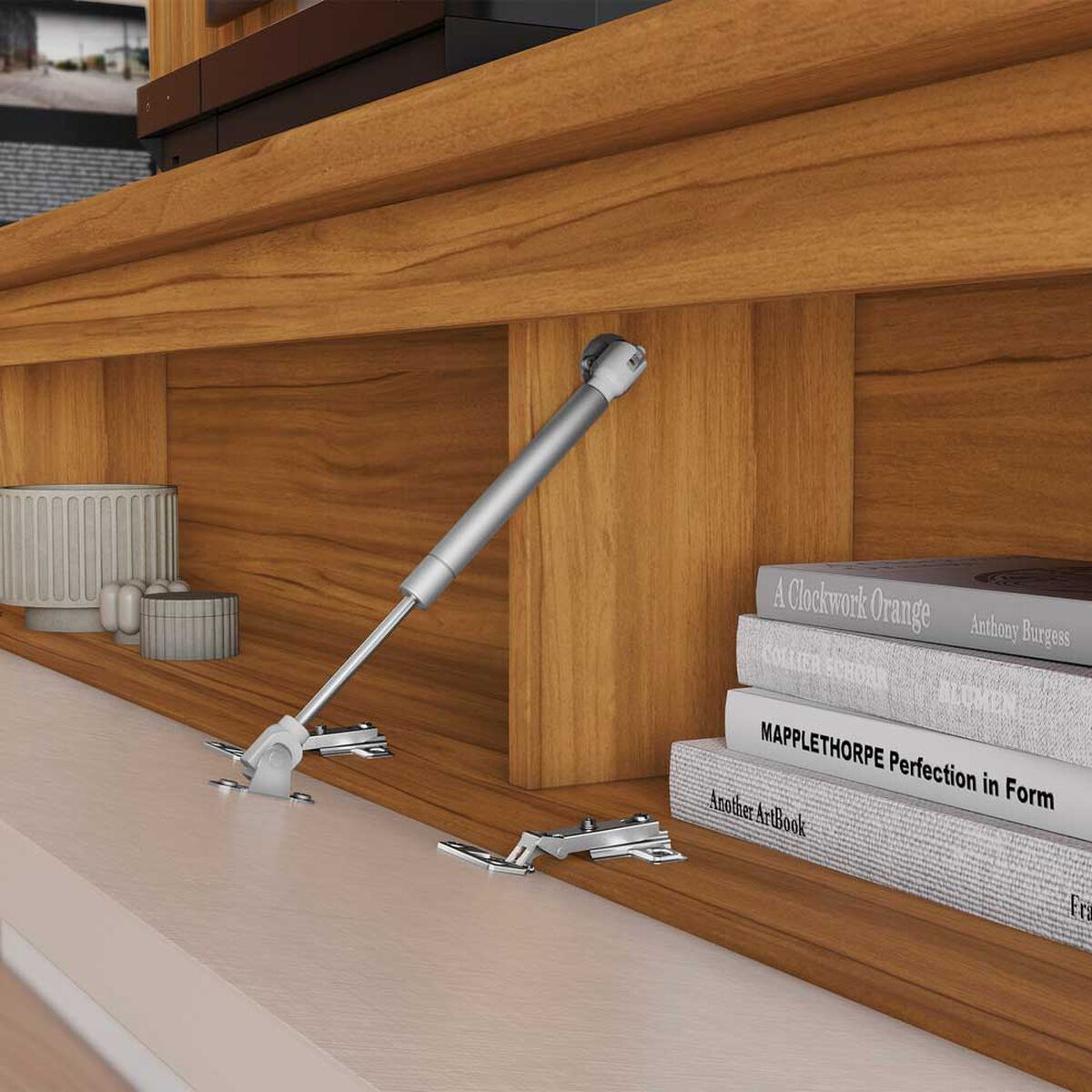 Panel TV Home Mobili Matta Hasta 65" Off White/Freijo