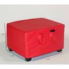 Pouf Cabsur Sorrento PU Rojo