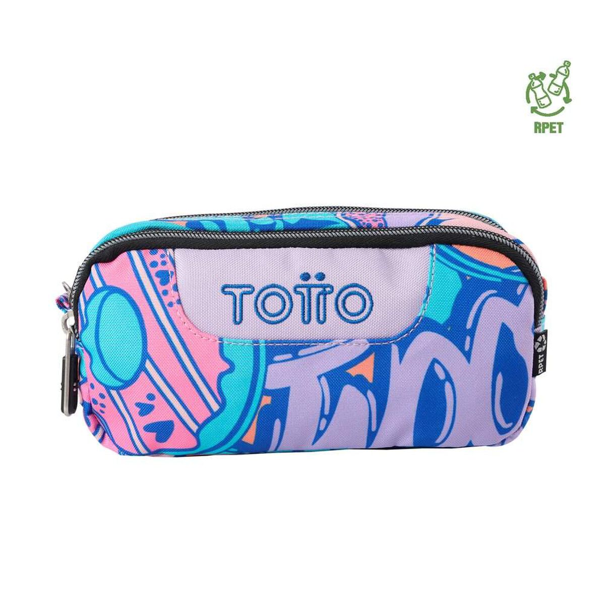 Estuche Multicolor Rosa Totto