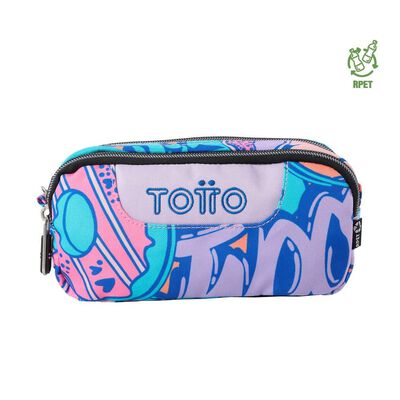 Estuche Multicolor Rosa Totto