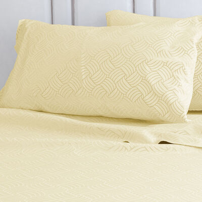 Imagen 1 del producto Juego de Sábanas Doral 1,5 Plazas Embossed Crudo