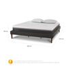 Cama Europea CIC King Ortopedic Advance + Almohadas Viscoel&aacute;sticas