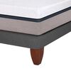 Cama Europea CIC Base Dividida 2 Plazas Balance + Respaldo Eufrates