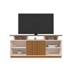 Rack TV Vekkahome Salvador 65" Pulgadas Gris
