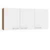Mueble de Cocina Aereo Vekkahome Opie 3 Puertas Blanco
