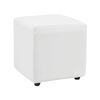 Pouf Bodevir Cali PU Blanco&nbsp;