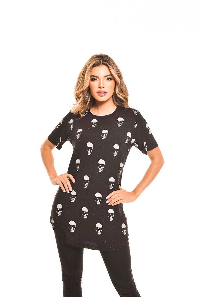 Polera Oversize Mujer Rock Caviar