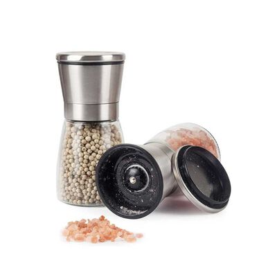 Imagen 2 del producto Set 2 Molinillos de Sal y Pimienta Vidrio Simplit