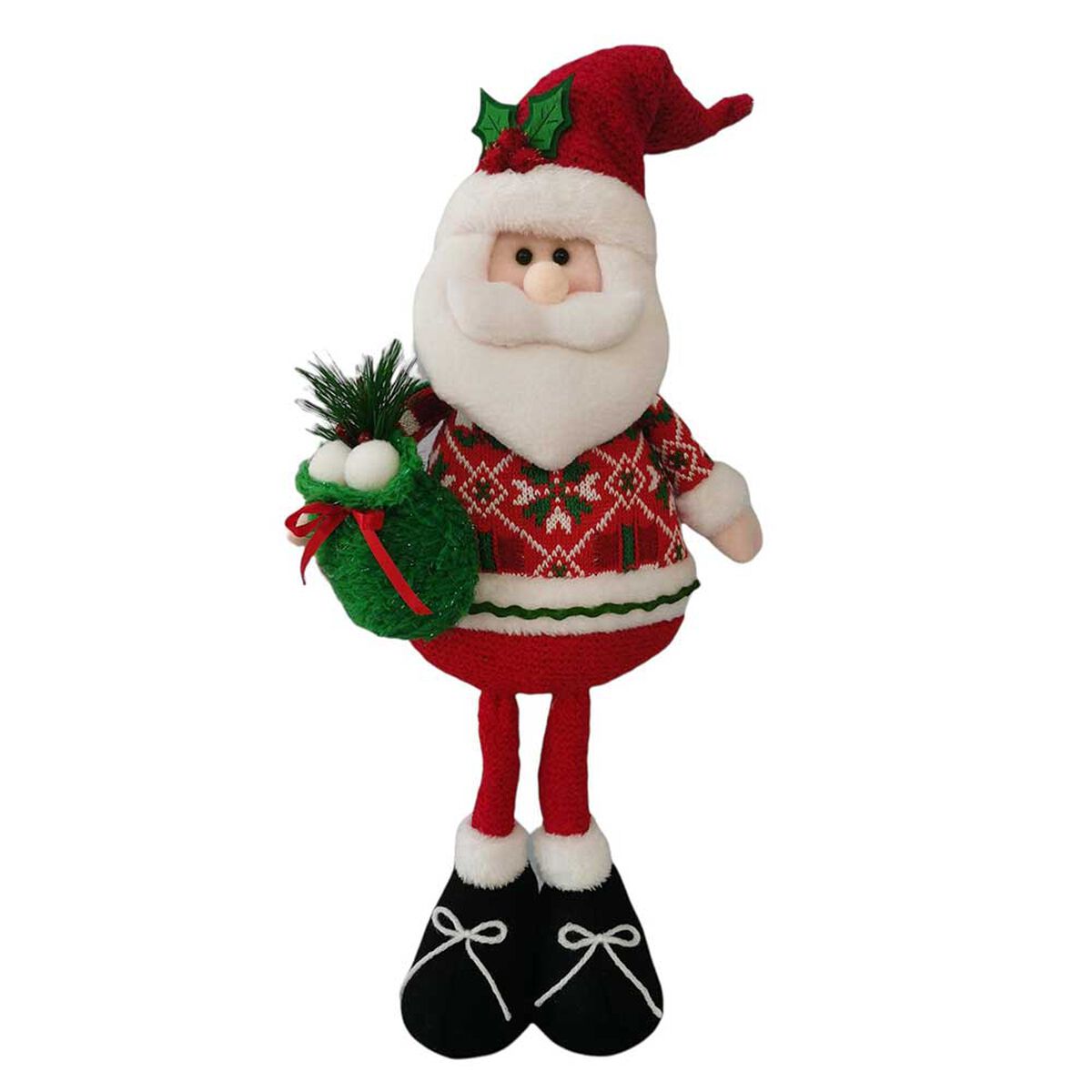 Adorno Navideño Figura Viejito Pascuero Casanova Tradicional 66 cm