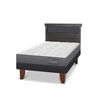 Cama Europea CIC 1,5 Plazas Anatomic + Respaldo Dublin