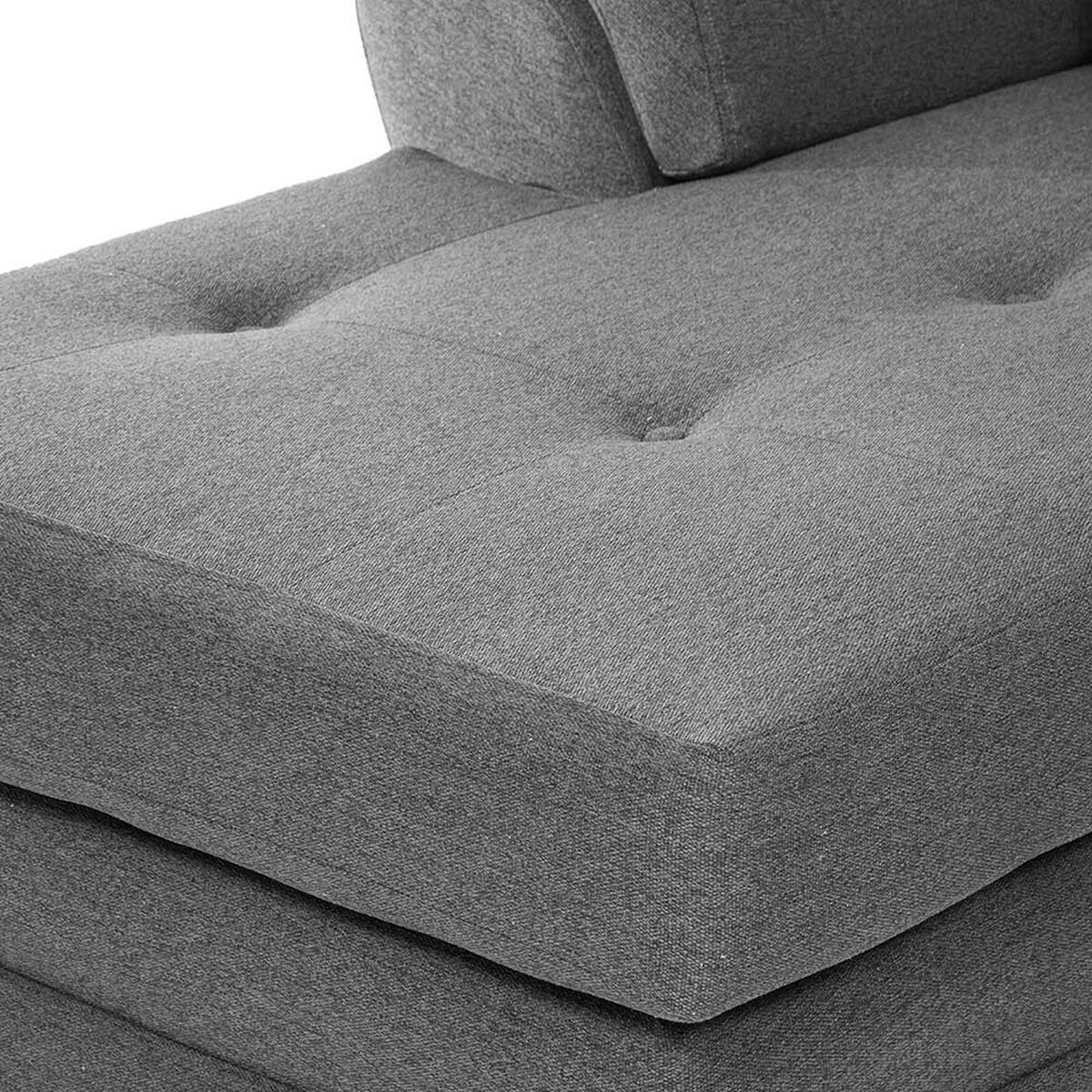 Sofá Seccional Izquierdo Living Factory Mustang 4 Cuerpos Gris