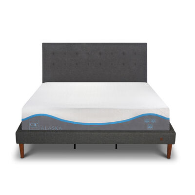 Cama Europea CIC King Alaska + Respaldo