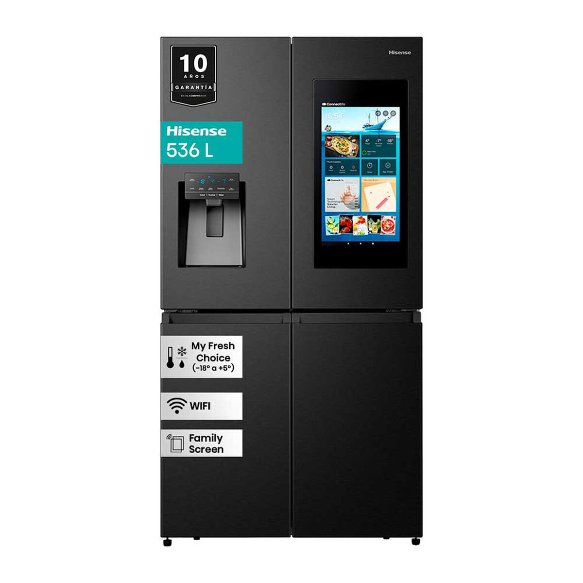 Refrigerador Side by Side Hisense RQ697HB 536 lts.