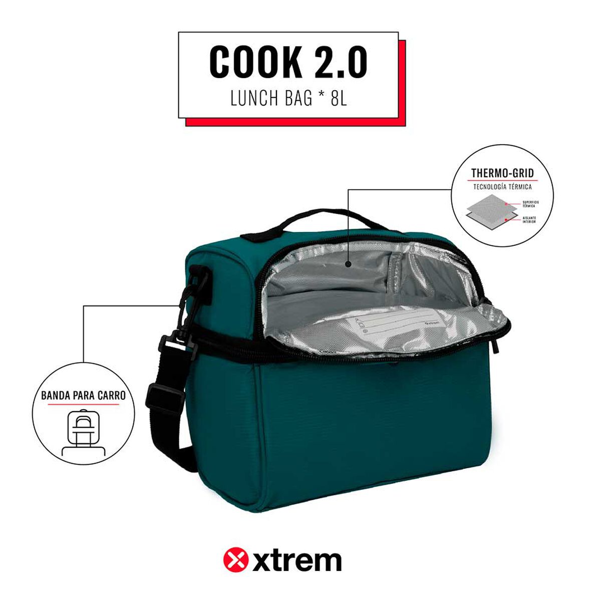 Lonchera Térmica Xtrem Cook 2.0 5XT Azul