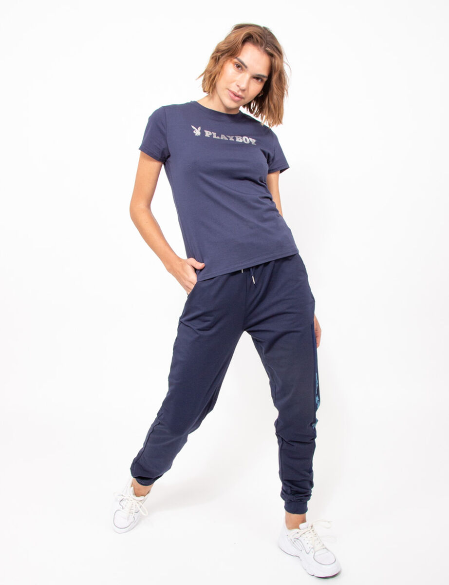 Polera Manga Corta Mujer Playboy