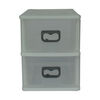Mini Caja Organizadora Plástica San Bernardo 2 Niveles Blanco
