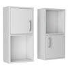 Combo Gabinete + Mueble Lavamanos + Optimizador Baño + Mueble Auxiliar  TuHome Big Bath
