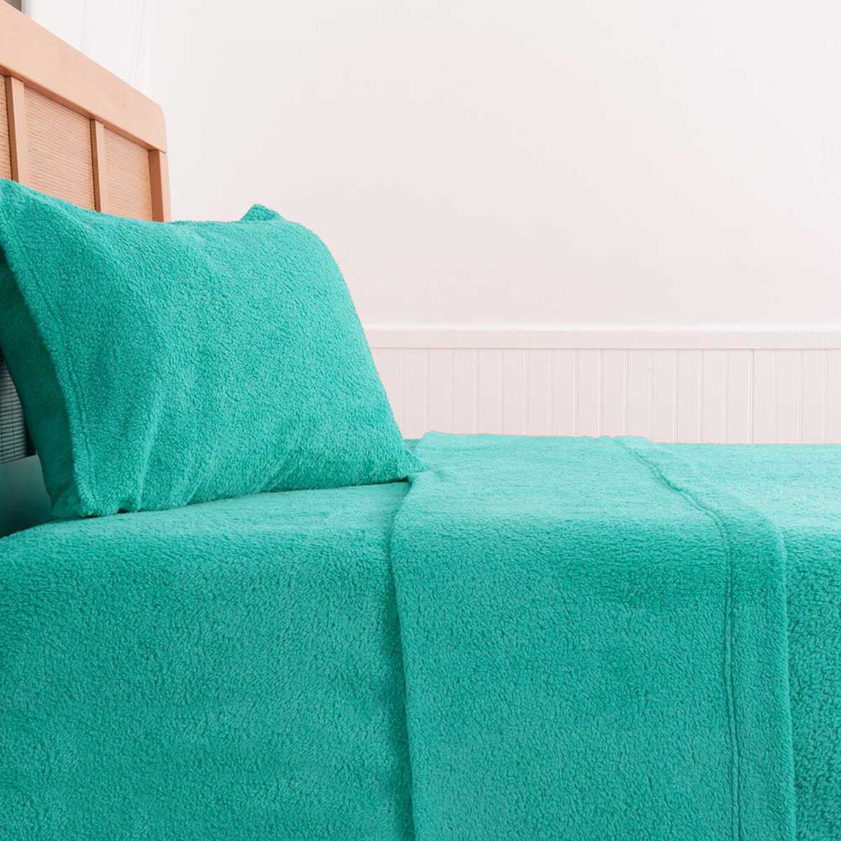 Juego de Sábanas Mashini 1,5 Plazas Liso Calipso