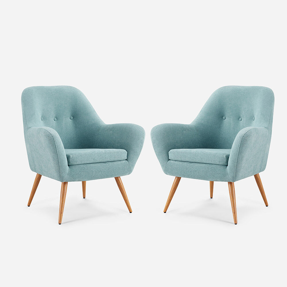 Set 2 Poltronas Rosen Bartolo 1 Cuerpo Denim