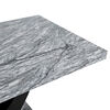 Juego de Comedor Daniels 6 Sillas Rodeus M&aacute;rmol Blanco