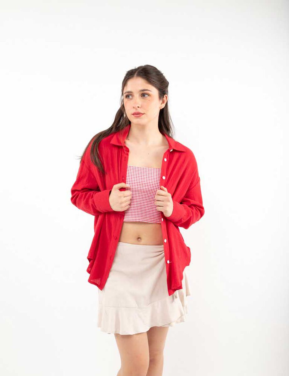 Blusa Algodón Manga Larga Mujer Icono